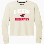 Goshen RedHawks <span class="pdp-name-mascot">Goshen RedHawks</span> New Era Women's Tri-Blend Fleece Long Sleeve Crew Front Thumbnail
