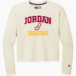 Jordan Jaguars The Official Store <span class="pdp-name-mascot">Jordan Jaguars</span> New Era Women's Tri-Blend Fleece Long Sleeve Crew Front Thumbnail