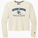 Sierra Canyon School Trailblazers Online Store New Era Women's Tri-Blend Fleece Long Sleeve Crew Front Thumbnail