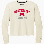 Montgomery Vikings New Era Women's Tri-Blend Fleece Long Sleeve Crew Front Thumbnail