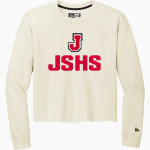 John Swett High School Online Apparel Store New Era Women's Tri-Blend Fleece Long Sleeve Crew Front Thumbnail