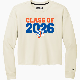 New Era Women's Tri-Blend Fleece Long Sleeve Crew