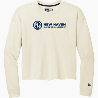 New Era Women's Tri-Blend Fleece Long Sleeve Crew