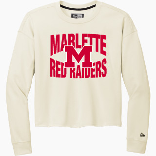 New Era Women's Tri-Blend Fleece Long Sleeve Crew