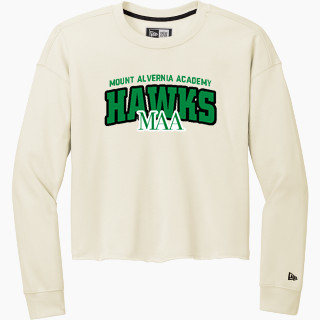 New Era Women's Tri-Blend Fleece Long Sleeve Crew