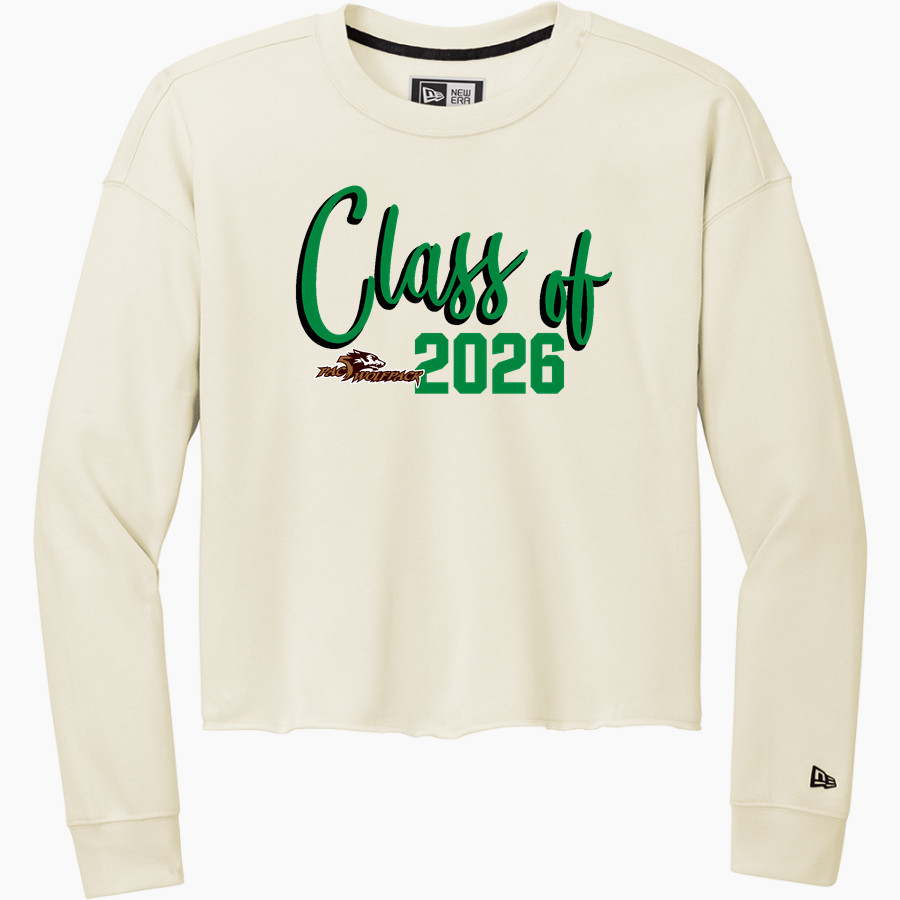 ULS Jr. Bows New Era Women's Tri-Blend Fleece Long Sleeve Crew