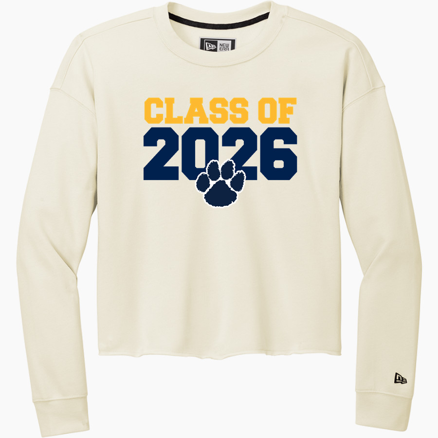 Goldsboro Cougars <span class="pdp-name-mascot">Goldsboro Cougars</span> New Era Women's Tri-Blend Fleece Long Sleeve Crew