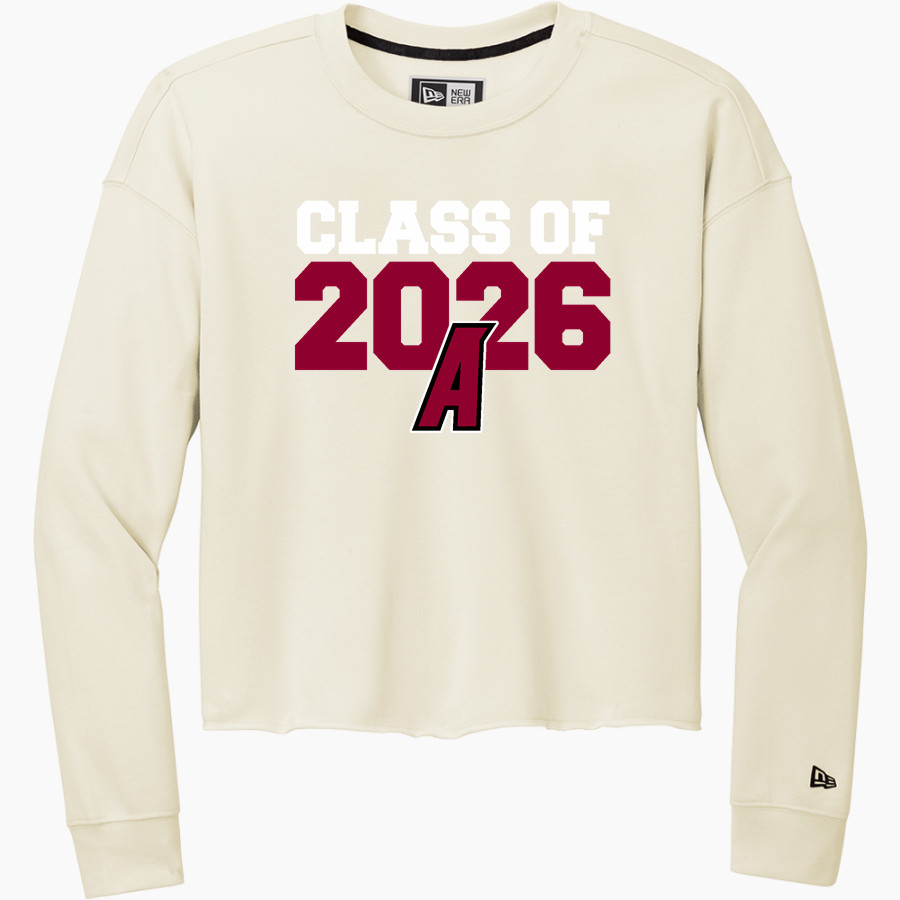 Anna Maria College Amcats <span class="pdp-name-mascot">Anna Maria College Amcats</span> New Era Women's Tri-Blend Fleece Long Sleeve Crew