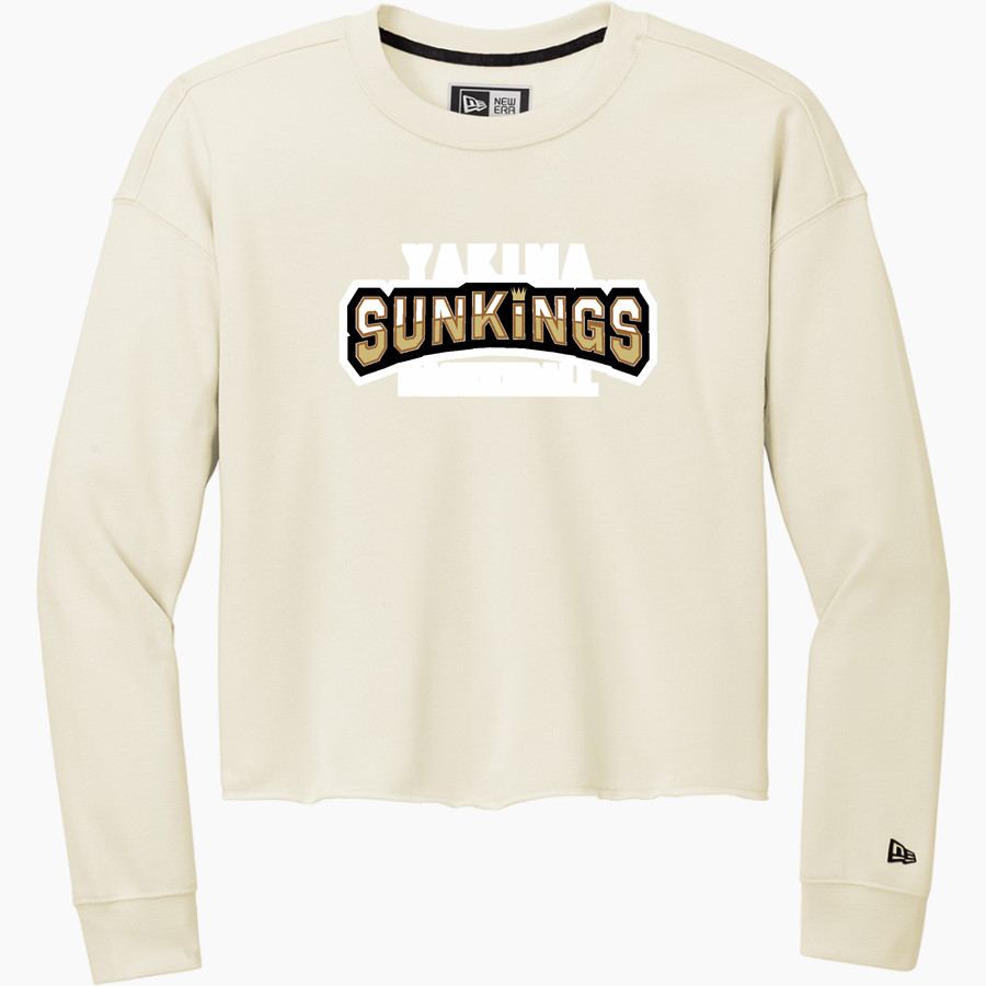 Yakima Sunkings Sunkings <span class="pdp-name-mascot">Yakima Sunkings</span> New Era Women's Tri-Blend Fleece Long Sleeve Crew