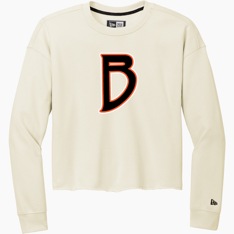 BURLINGTON HIGH SCHOOL DEMONS <span class="pdp-name-mascot">BURLINGTON DEMONS</span> New Era Women's Tri-Blend Fleece Long Sleeve Crew
