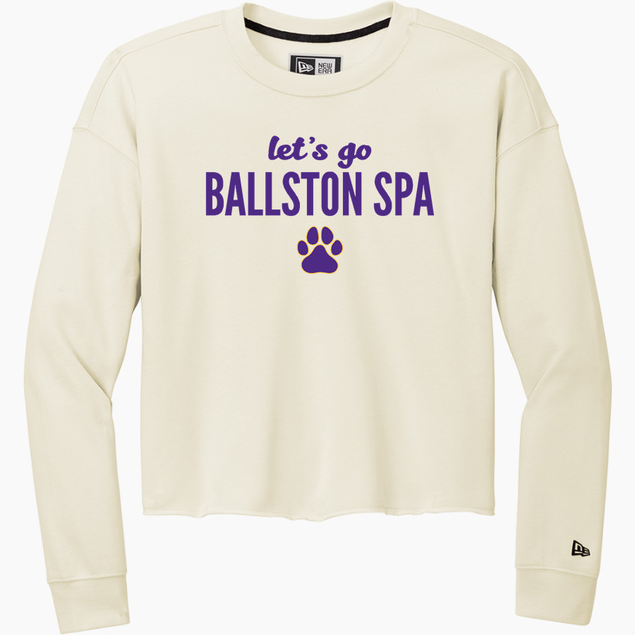 Ballston Spa Scotties The Official Online Store New Era Women's Tri-Blend Fleece Long Sleeve Crew