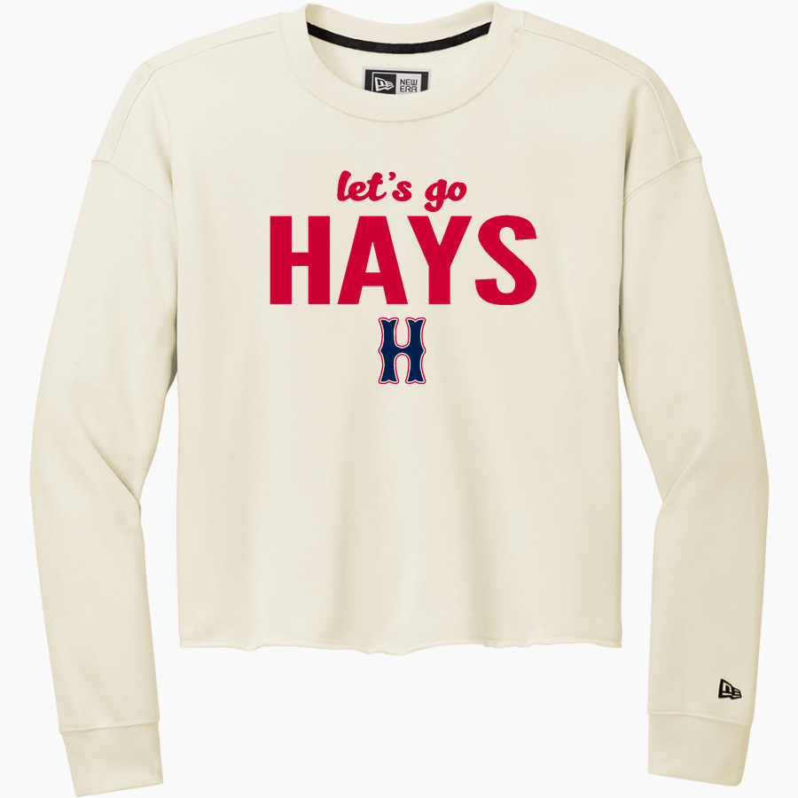 Hays Hitmen <span class="pdp-name-mascot">Hays Hitmen </span> New Era Women's Tri-Blend Fleece Long Sleeve Crew