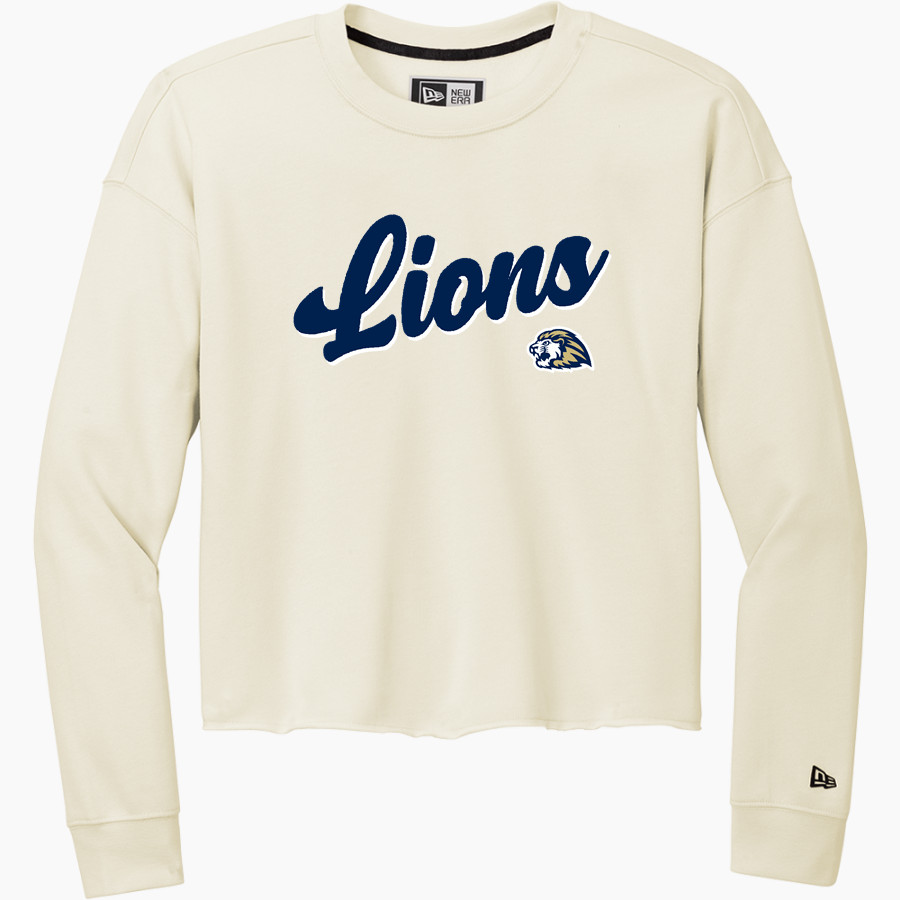 Calvary Lions <span class="pdp-name-mascot">Calvary Lions</span> New Era Women's Tri-Blend Fleece Long Sleeve Crew