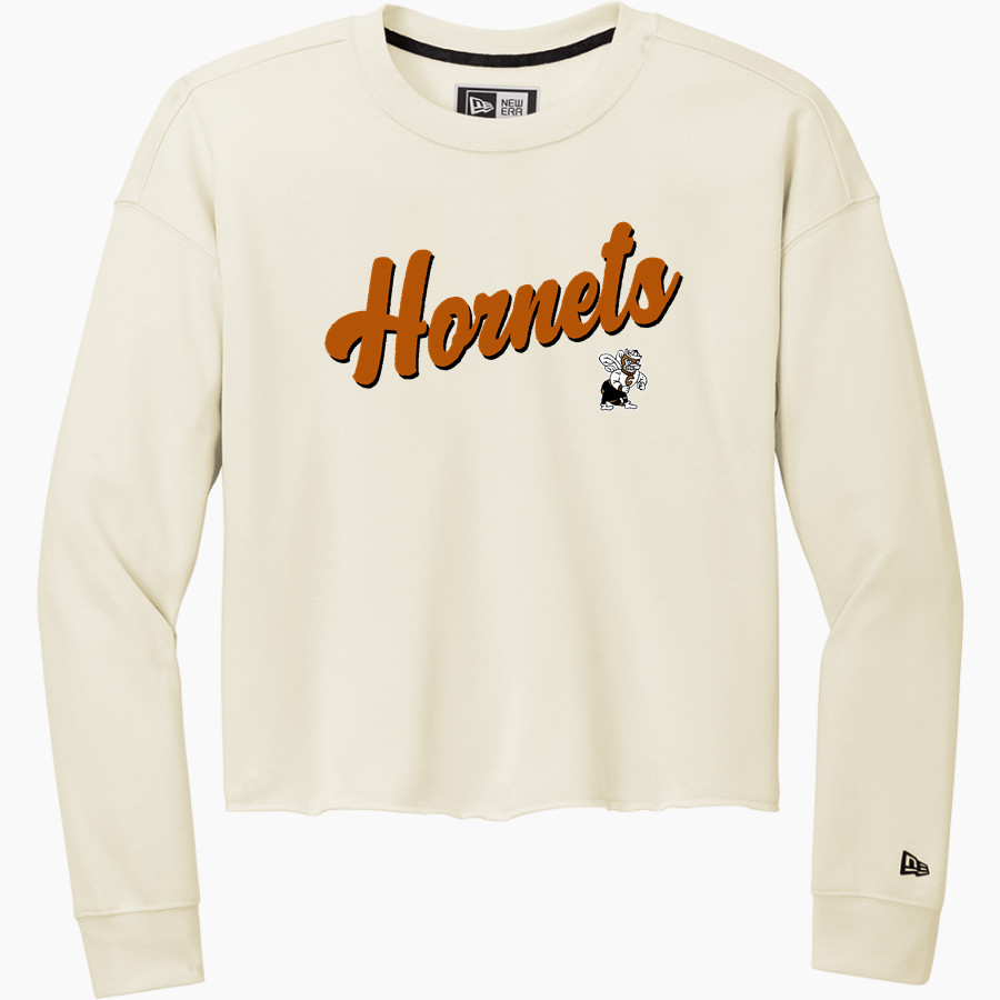 CALDWELL HIGH SCHOOL HORNETS <span class="pdp-name-mascot">CALDWELL HORNETS</span> New Era Women's Tri-Blend Fleece Long Sleeve Crew