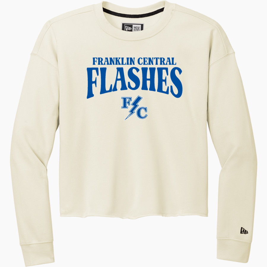 Franklin Central Flashes <span class="pdp-name-mascot">Franklin Central Flashes</span> New Era Women's Tri-Blend Fleece Long Sleeve Crew