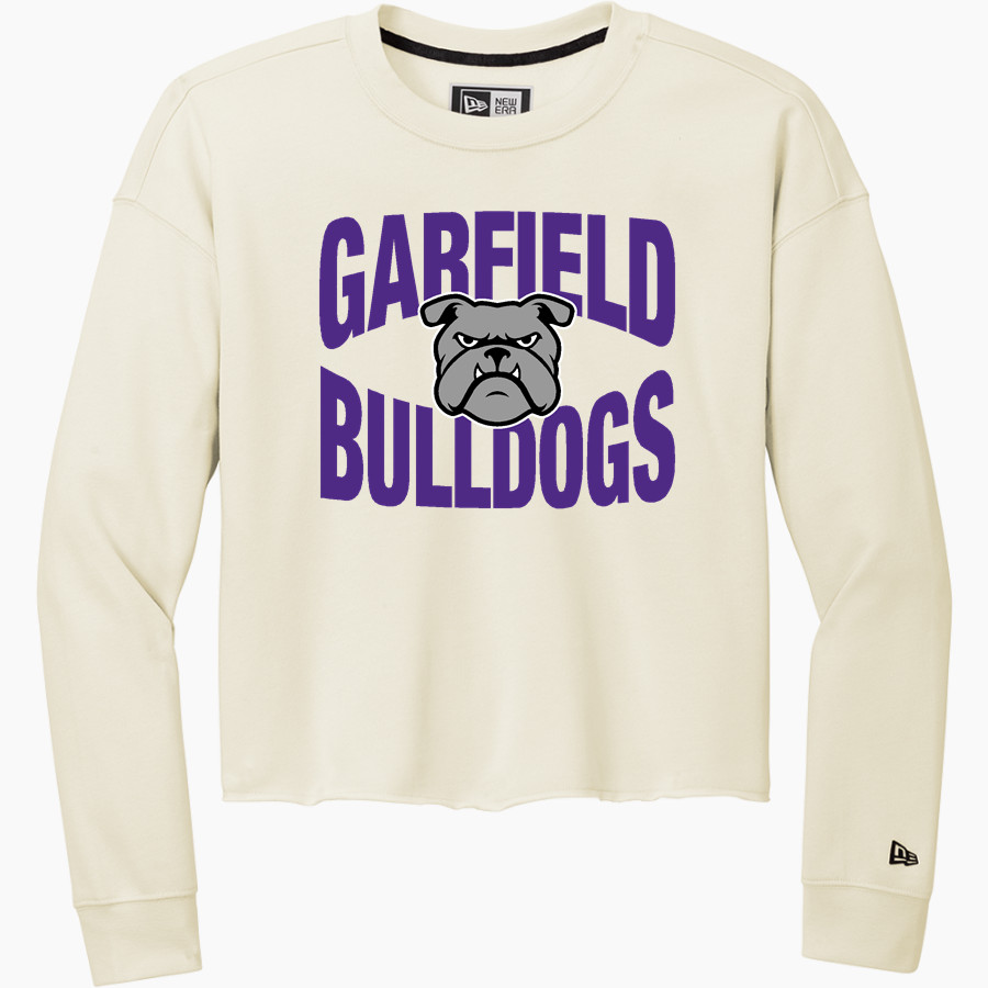Garfield Bulldogs New Era Women's Tri-Blend Fleece Long Sleeve Crew