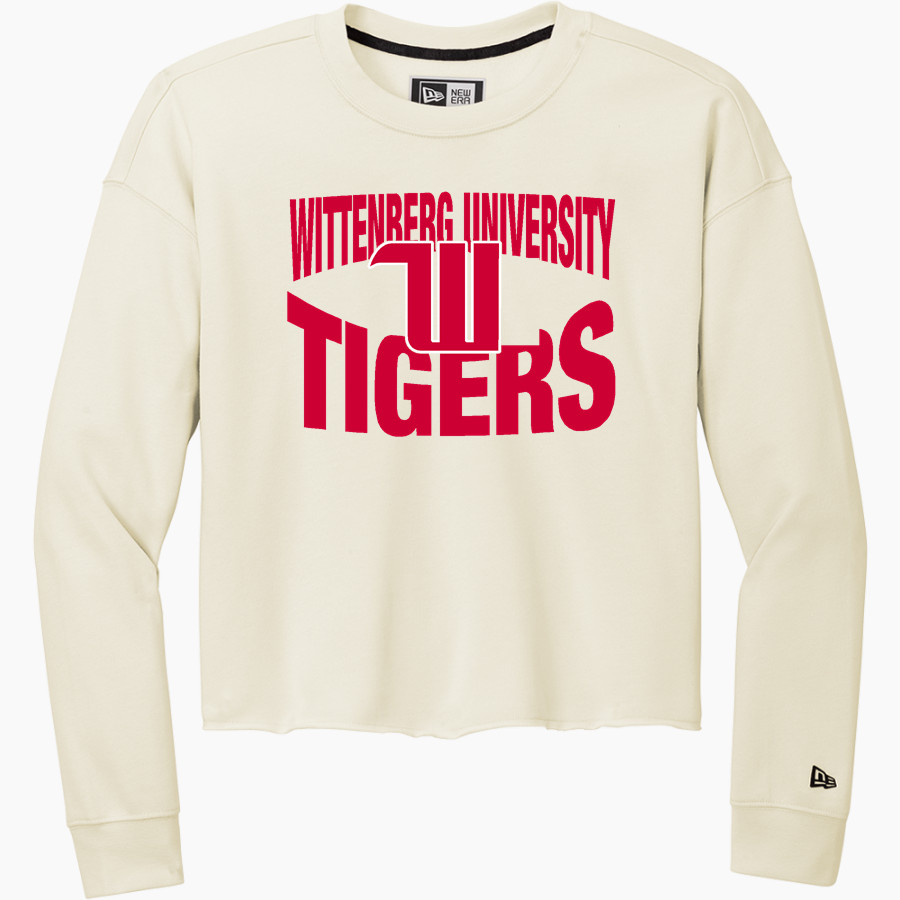 Wittenberg University Tigers <span class="pdp-name-mascot">Wittenberg University Tigers</span> New Era Women's Tri-Blend Fleece Long Sleeve Crew