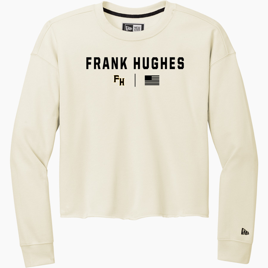 FRANK HUGHES HIGH SCHOOL LIONS <span class="pdp-name-mascot">FRANK HUGHES LIONS</span> New Era Women's Tri-Blend Fleece Long Sleeve Crew
