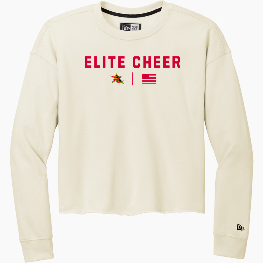 Elite Cheer Online Store <span class="pdp-name-mascot">Elite Cheer</span> New Era Women's Tri-Blend Fleece Long Sleeve Crew