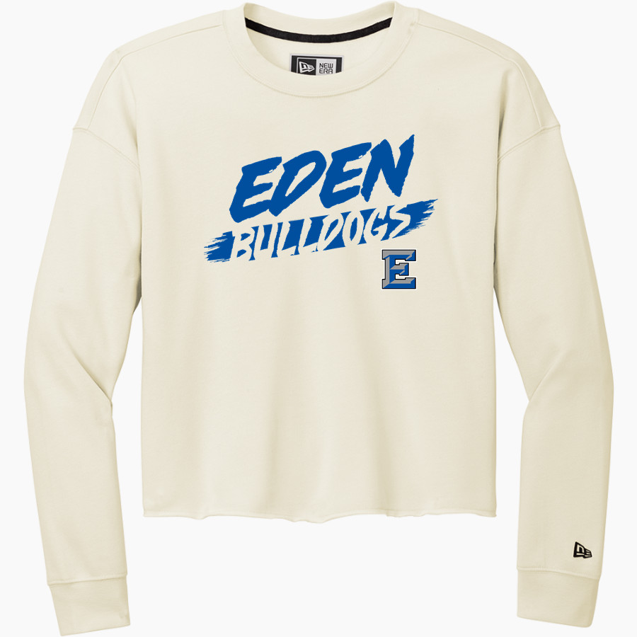 EDEN HIGH SCHOOL BULLDOGS <span class="pdp-name-mascot">EDEN BULLDOGS /LADY</span> New Era Women's Tri-Blend Fleece Long Sleeve Crew