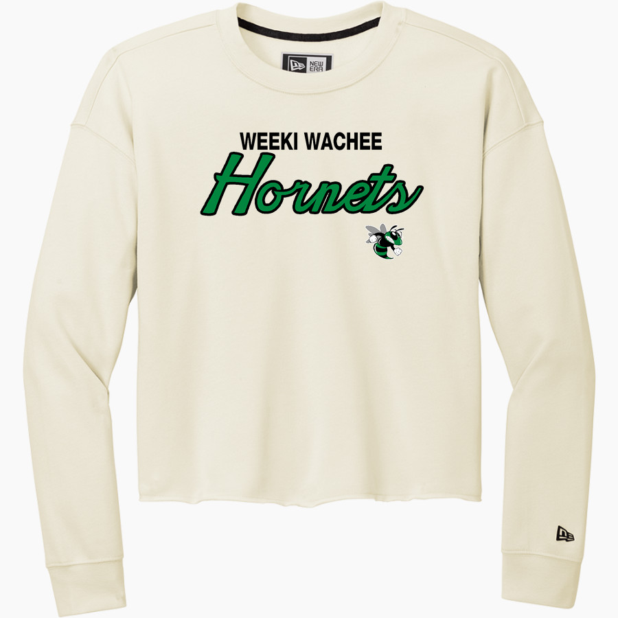 WEEKI WACHEE HIGH SCHOOL HORNETS <span class="pdp-name-mascot">WEEKI WACHEE HORNETS</span> New Era Women's Tri-Blend Fleece Long Sleeve Crew