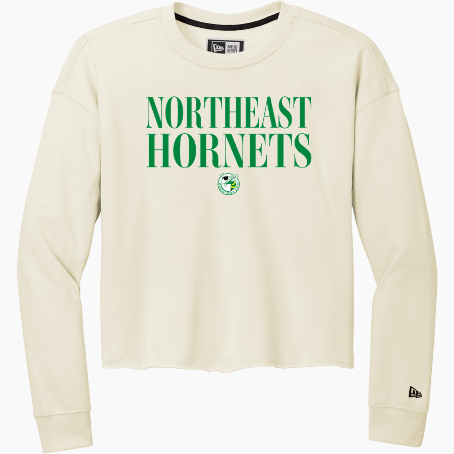 Northeast Hornets <span class="pdp-name-mascot">Northeast Hornets</span> New Era Women's Tri-Blend Fleece Long Sleeve Crew