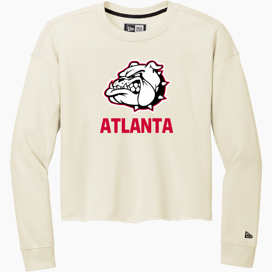 ATLANTA HIGH SCHOOL BULLDOGS <span class="pdp-name-mascot">ATLANTA BULLDOGS</span> New Era Women's Tri-Blend Fleece Long Sleeve Crew