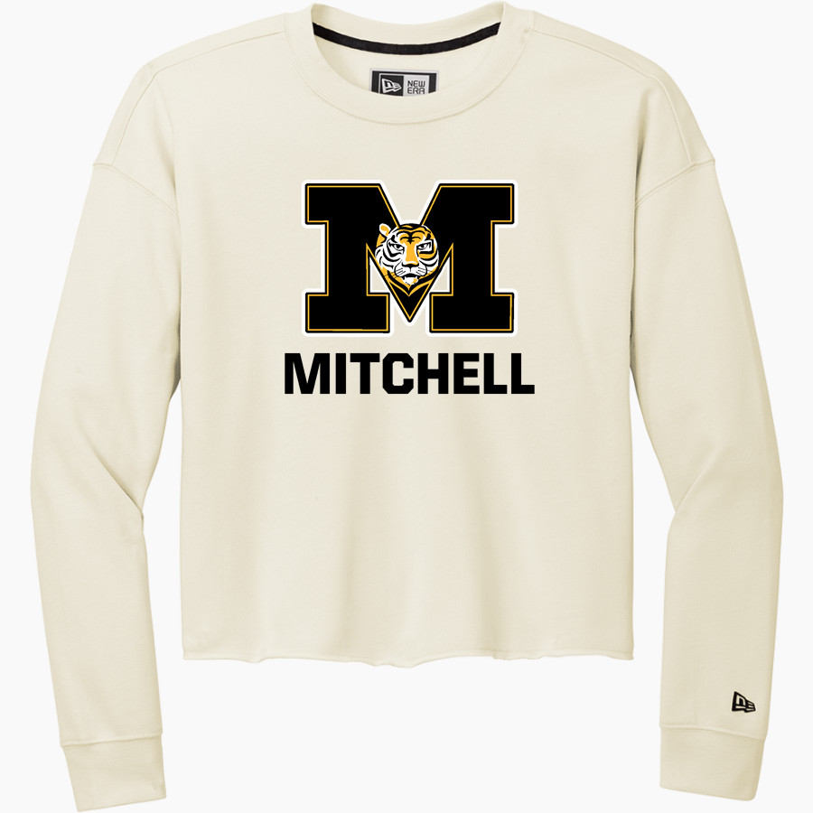MITCHELL HIGH SCHOOL TIGERS <span class="pdp-name-mascot">MITCHELL TIGERS</span> New Era Women's Tri-Blend Fleece Long Sleeve Crew
