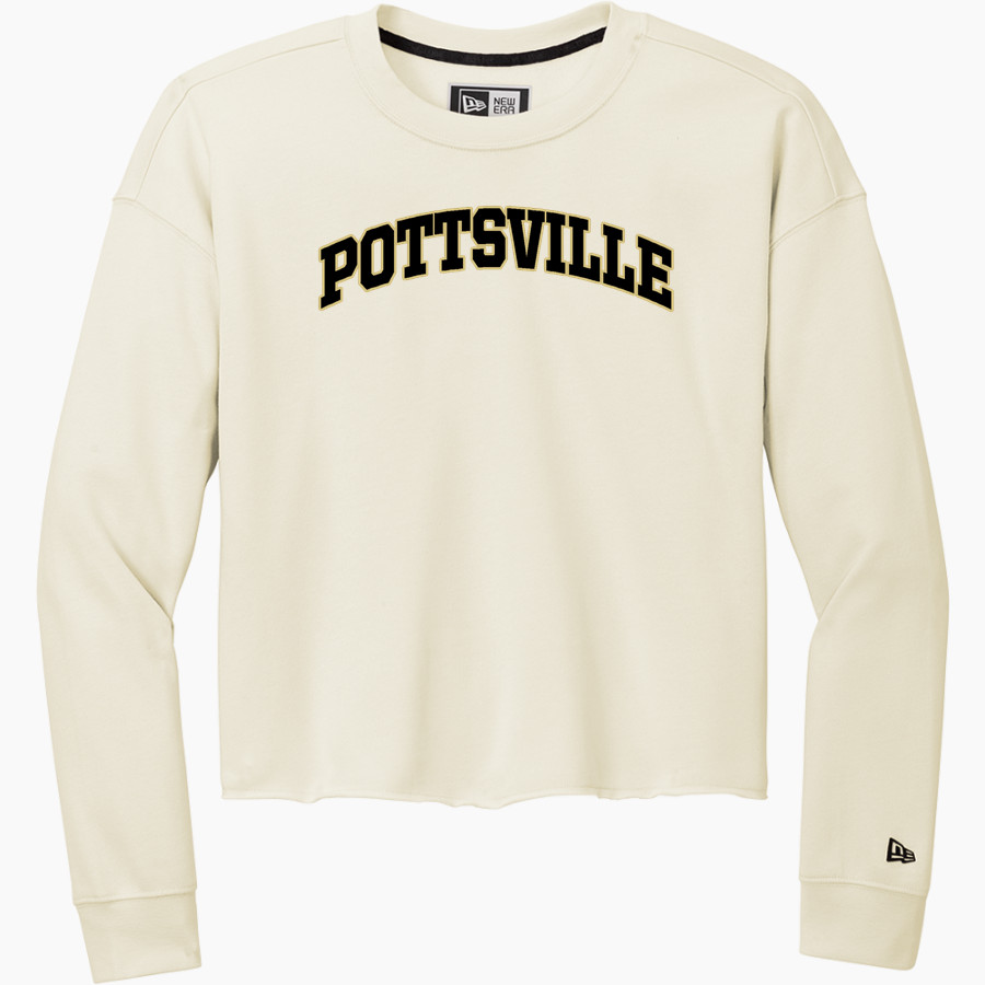POTTSVILLE HIGH SCHOOL APACHES <span class="pdp-name-mascot">POTTSVILLE APACHES</span> New Era Women's Tri-Blend Fleece Long Sleeve Crew
