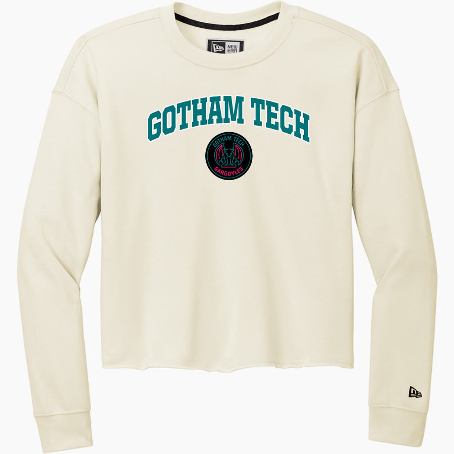 Gotham Tech Gargoyles <span class="pdp-name-mascot">Gotham Tech High School Gargoyles</span> New Era Women's Tri-Blend Fleece Long Sleeve Crew