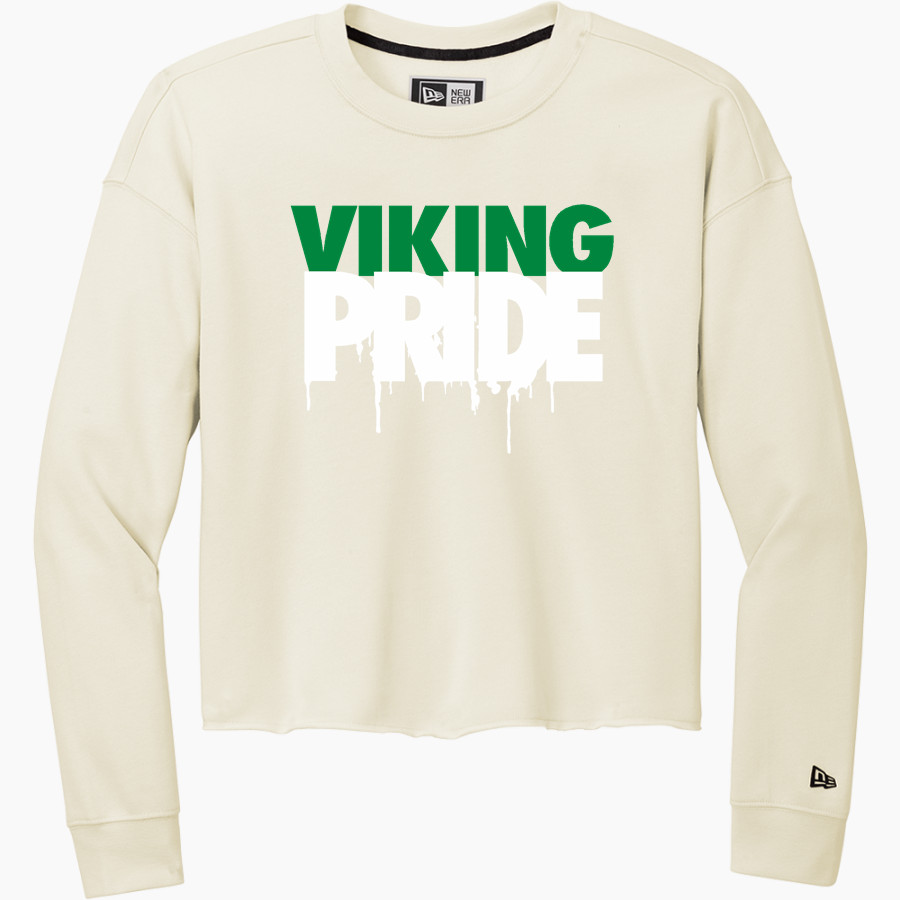 Salem Baptist Vikings New Era Women's Tri-Blend Fleece Long Sleeve Crew