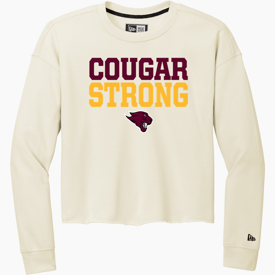 Concordia Cougars <span class="pdp-name-mascot">Concordia Cougars</span> New Era Women's Tri-Blend Fleece Long Sleeve Crew