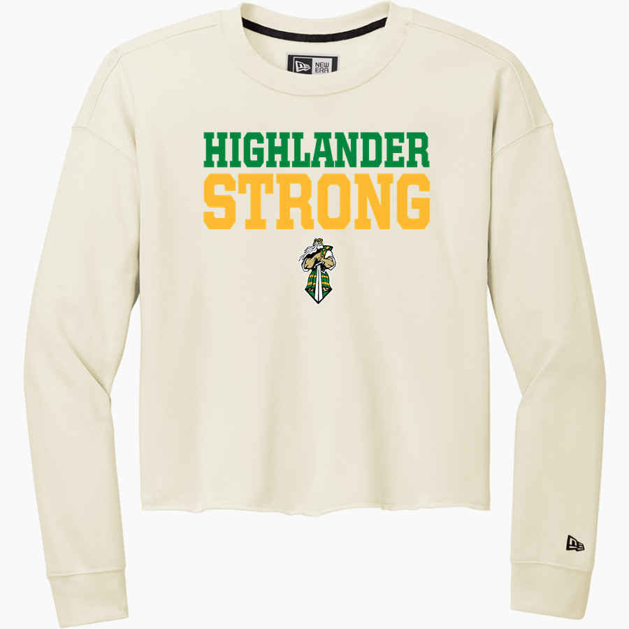 Floyd Central Highlanders <span class="pdp-name-mascot">Floyd Central Highlanders</span> New Era Women's Tri-Blend Fleece Long Sleeve Crew