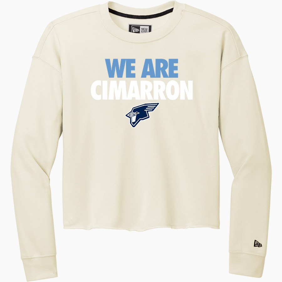 CIMARRON HIGH SCHOOL BLUEJAYS New Era Women's Tri-Blend Fleece Long Sleeve Crew