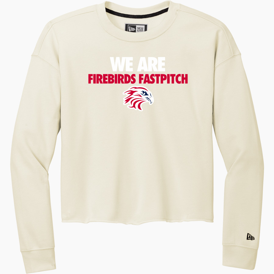 Firebirds Fastpitch The Official Online Store New Era Women's Tri-Blend Fleece Long Sleeve Crew