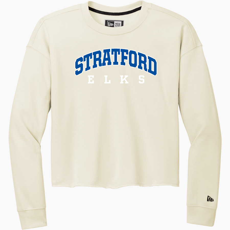 STRATFORD HIGH SCHOOL ELKS New Era Women's Tri-Blend Fleece Long Sleeve Crew