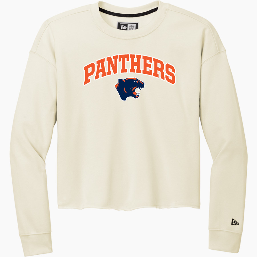 Oswego Panthers <span class="pdp-name-mascot">Oswego Panthers</span> New Era Women's Tri-Blend Fleece Long Sleeve Crew
