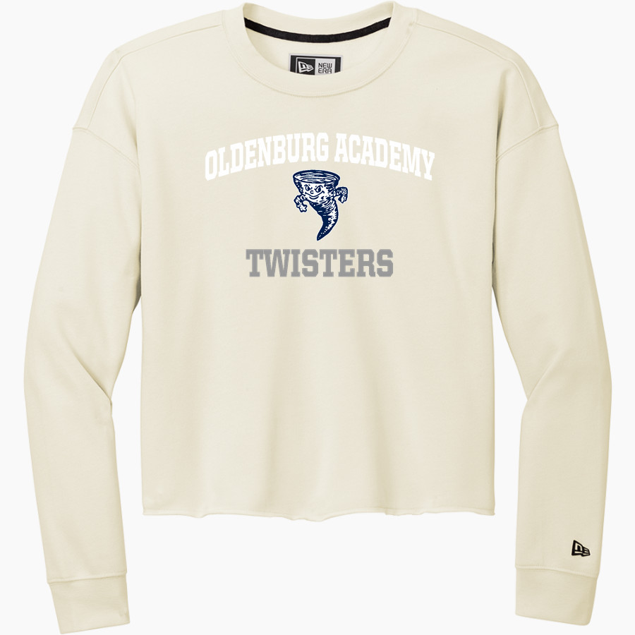 OLDENBURG ACADEMY TWISTERS <span class="pdp-name-mascot">OLDENBURG ACADEMY TWISTERS</span> New Era Women's Tri-Blend Fleece Long Sleeve Crew