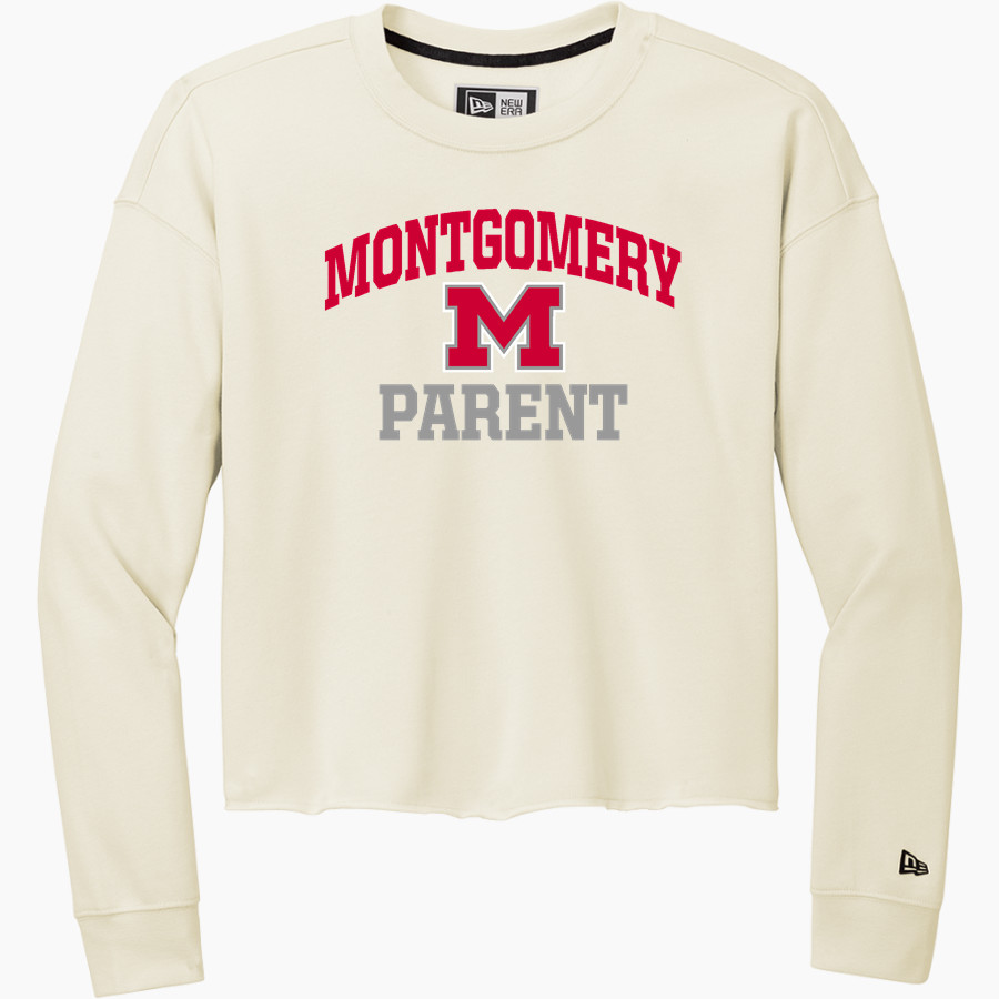 Montgomery Vikings New Era Women's Tri-Blend Fleece Long Sleeve Crew