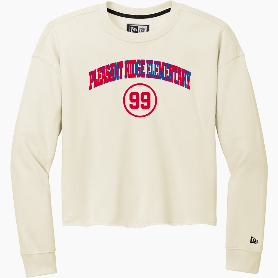 Pleasant Ridge Elementary Elementary <span class="pdp-name-mascot">Pleasant Ridge Elementary Elementary</span> New Era Women's Tri-Blend Fleece Long Sleeve Crew