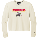 QUANTICO HIGH SCHOOL WARRIORS <span class="pdp-name-mascot">QUANTICO WARRIORS</span> New Era Women's Tri-Blend Fleece Long Sleeve Crew Front Thumbnail