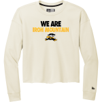 IRON MOUNTAIN HIGH SCHOOL MOUNTAINEERS <span class="pdp-name-mascot">IRON MOUNTAIN MOUNTAINEERS</span> New Era Women's Tri-Blend Fleece Long Sleeve Crew Front Thumbnail