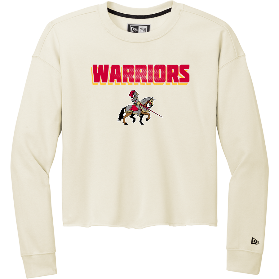 QUANTICO HIGH SCHOOL WARRIORS <span class="pdp-name-mascot">QUANTICO WARRIORS</span> New Era Women's Tri-Blend Fleece Long Sleeve Crew