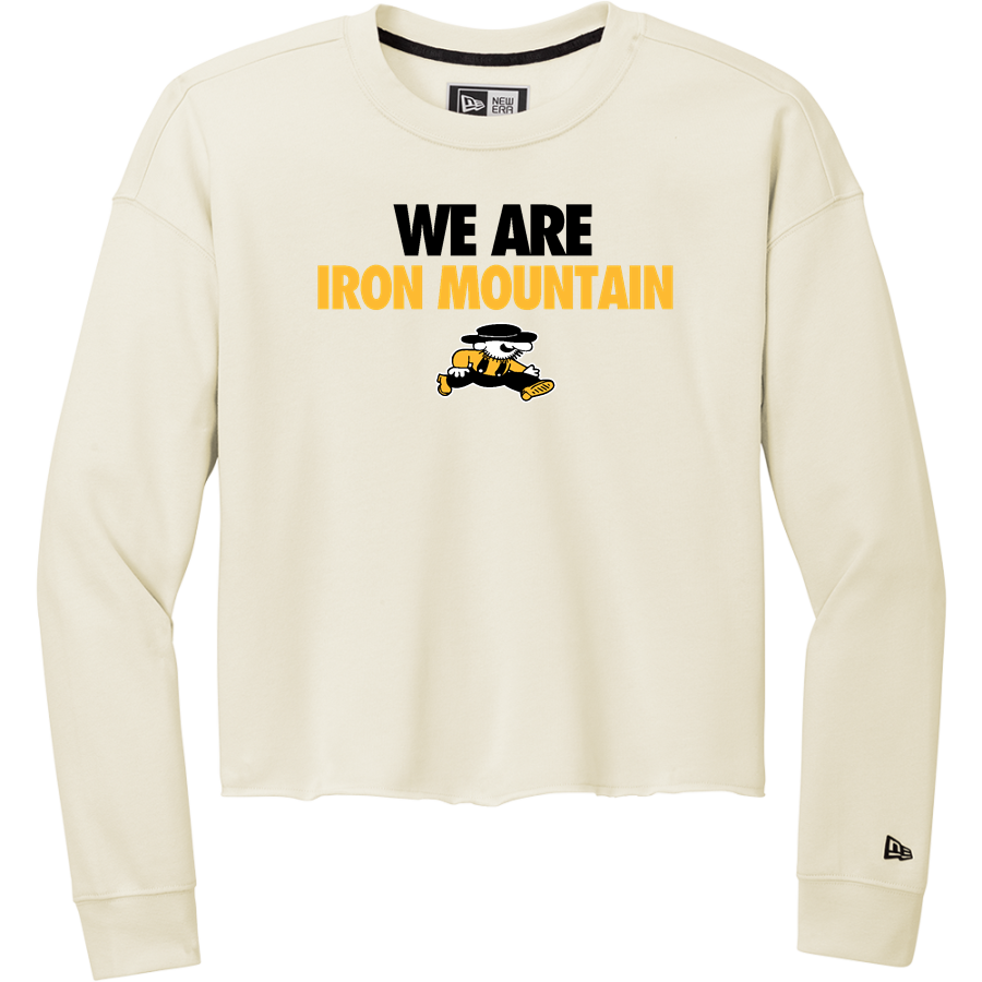IRON MOUNTAIN HIGH SCHOOL MOUNTAINEERS <span class="pdp-name-mascot">IRON MOUNTAIN MOUNTAINEERS</span> New Era Women's Tri-Blend Fleece Long Sleeve Crew