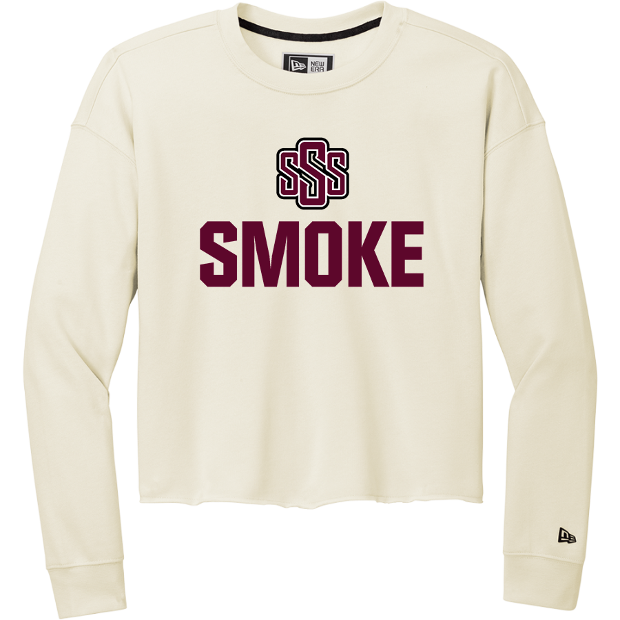 South Shore Smoke Smoke <span class="pdp-name-mascot">South Shore Smoke Smoke</span> New Era Women's Tri-Blend Fleece Long Sleeve Crew