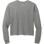 Schuylerville Horses <span class="pdp-name-mascot">Schuylerville Black Horses</span> New Era Women's Tri-Blend Fleece Long Sleeve Crew Back Thumbnail