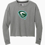 SCTCC Cyclones Online Apparel Store New Era Women's Tri-Blend Fleece Long Sleeve Crew Front Thumbnail