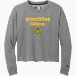 Grambling Kittens New Era Women's Tri-Blend Fleece Long Sleeve Crew Front Thumbnail