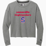 Somerville Highlanders New Era Women's Tri-Blend Fleece Long Sleeve Crew Front Thumbnail