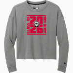 NORTH GWINNETT HIGH SCHOOL BULLDOGS <span class="pdp-name-mascot">NORTH GWINNETT BULLDOGS</span> New Era Women's Tri-Blend Fleece Long Sleeve Crew Front Thumbnail
